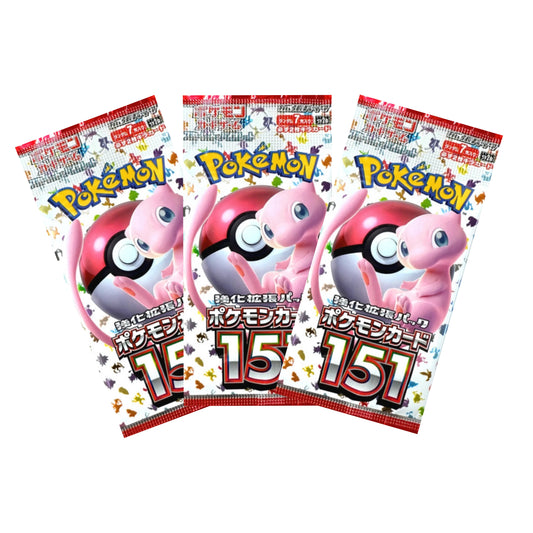 Japanese Pokemon Card Triple Pack 151